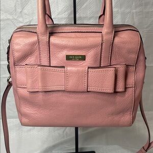 Kate Spade Pink Satchel with Bow Detail